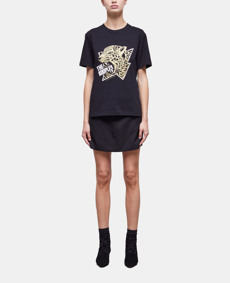 women's t-shirt with a tiger screen print