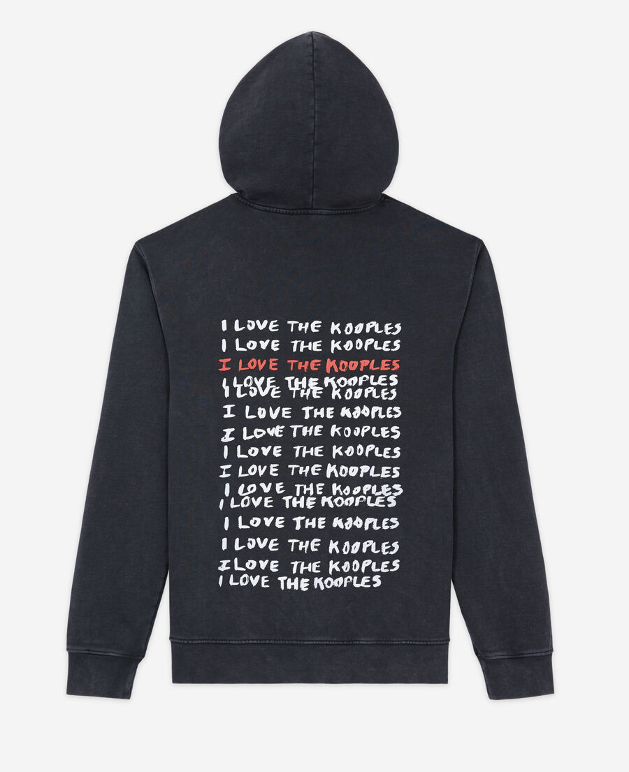sudadera love kooples negra