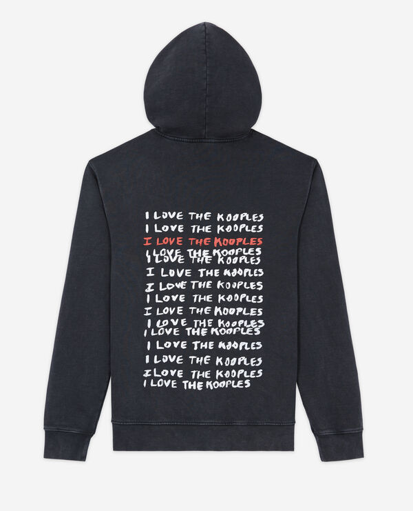 schwarzes sweatshirt „love kooples“