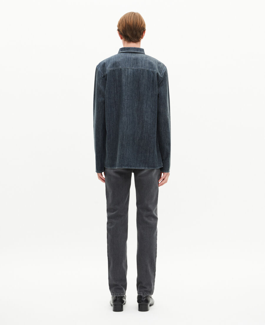 The Kooples HOMME BLUE ELECTRIC chemise en denim bleue