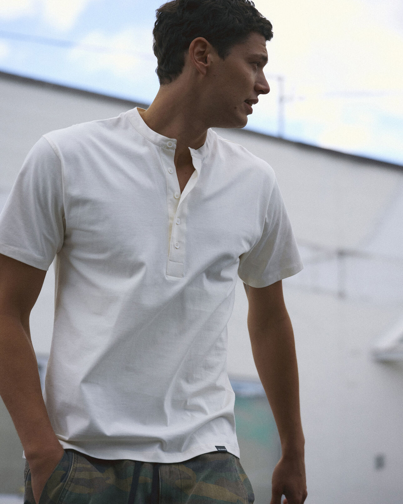 The Kooples HOMME OFF WHITE t-shirt