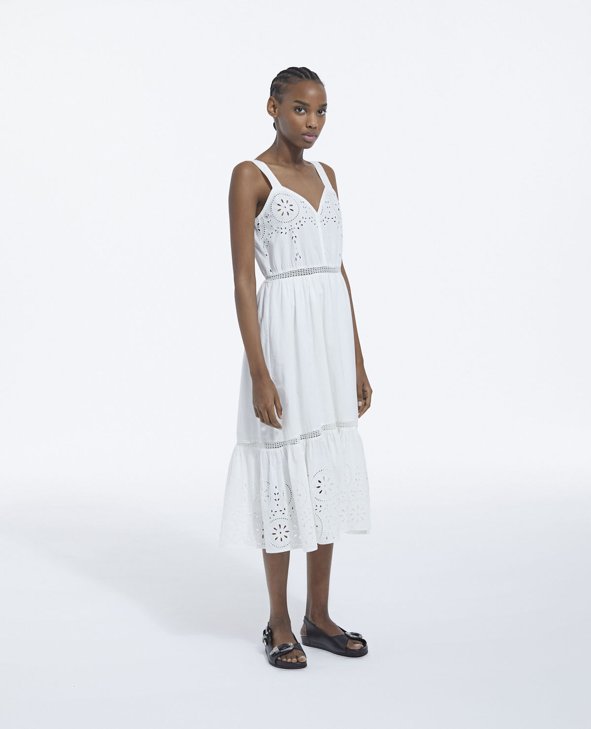 The kooples white new arrivals lace dress
