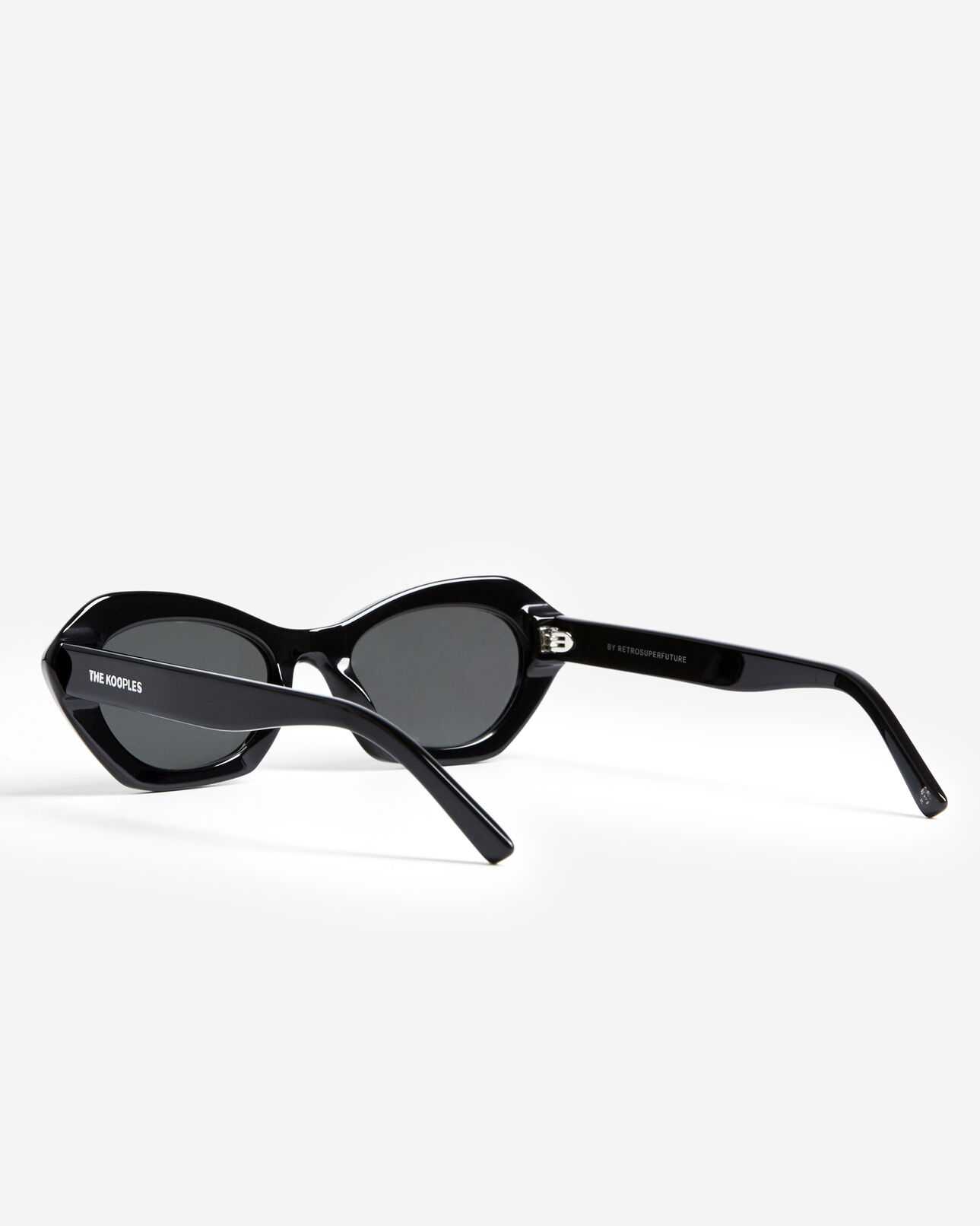 The Kooples FEMME BLACK lunettes de soleil rockabilly noires