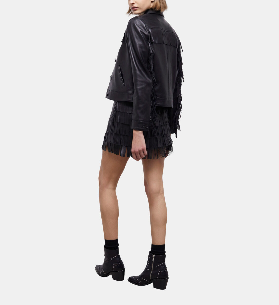 The kooples shop leather jacket mens