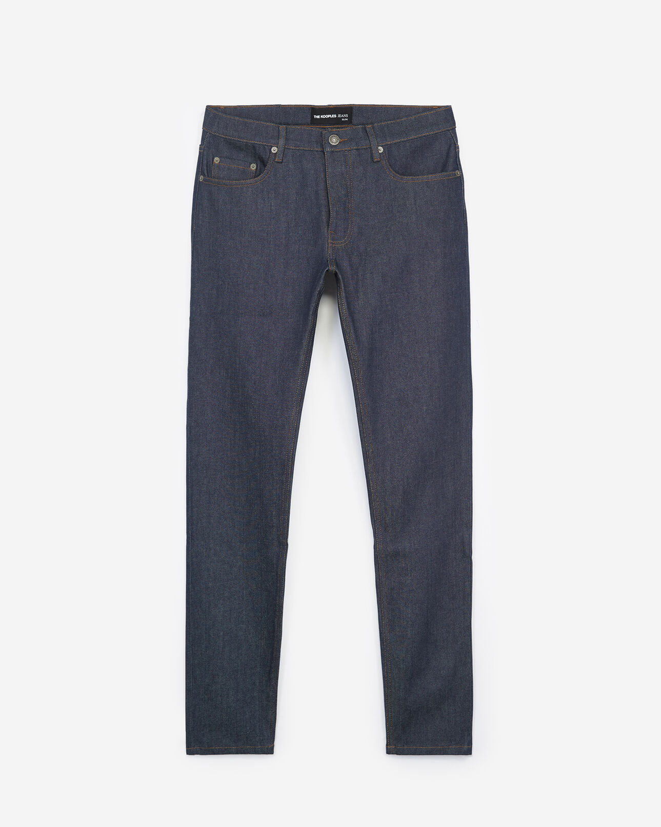 The Kooples HOMME BLUE BRUT jean slim bleu foncé