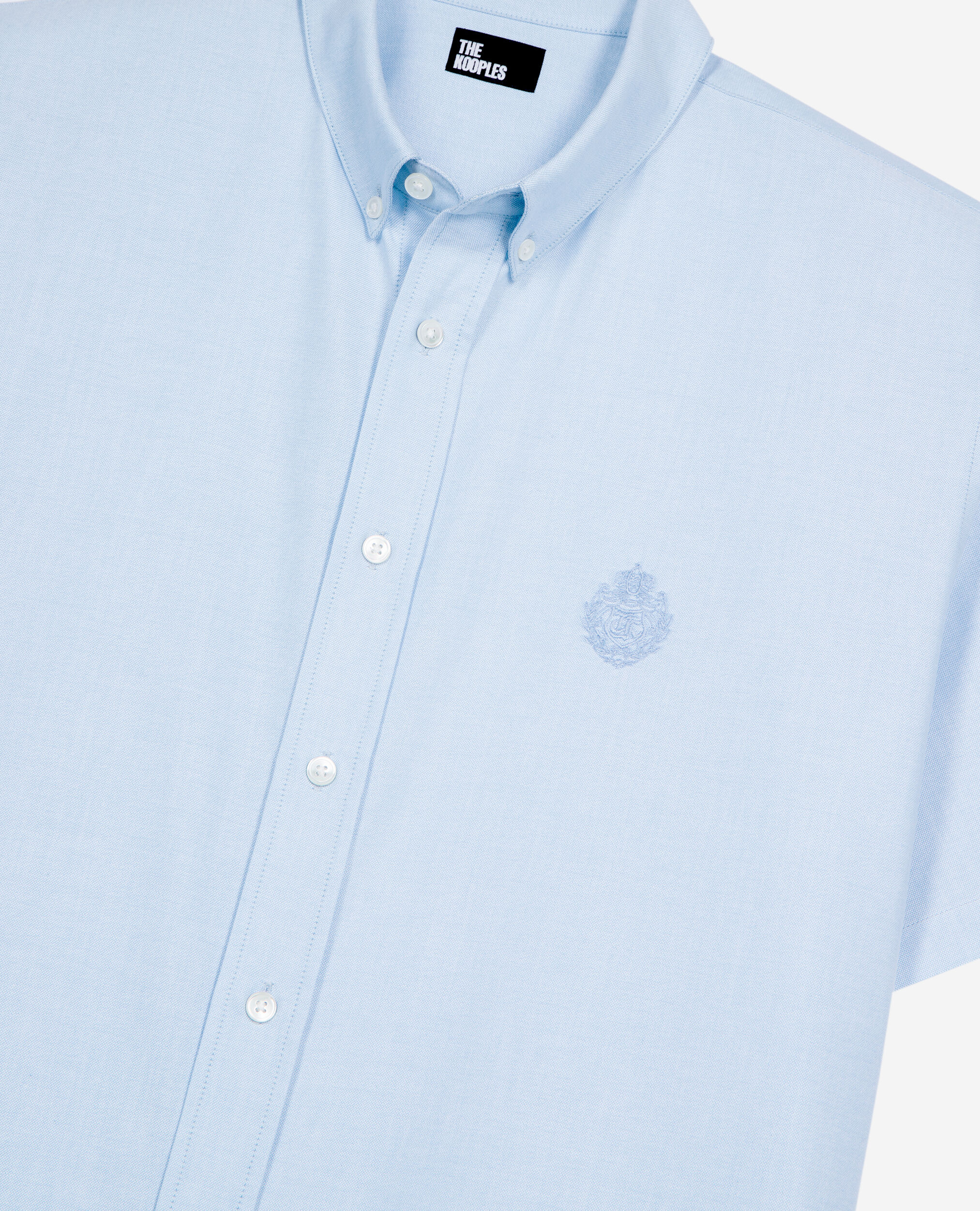 Chemise manches courtes bleue, SKY, hi-res image number null