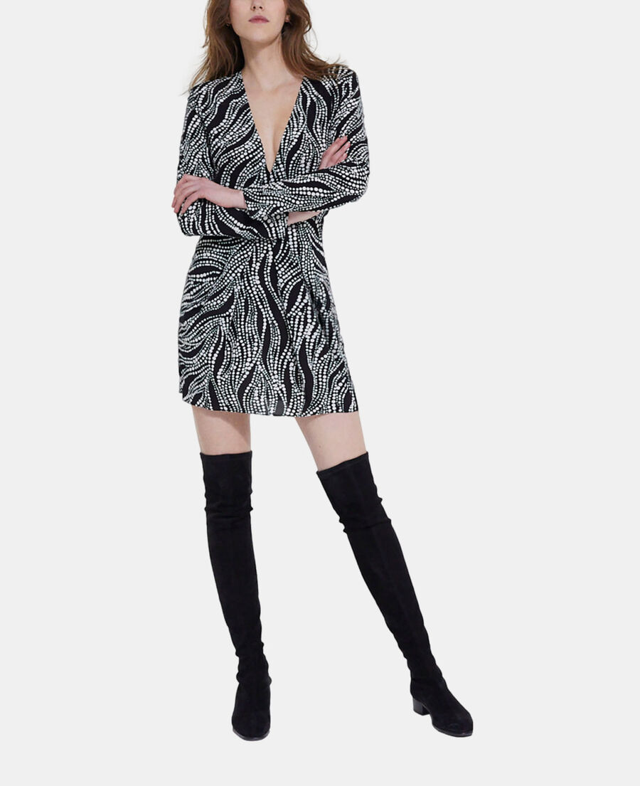 robe courte imprimée