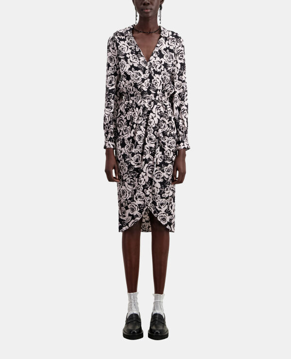 robe mi-longue imprimée