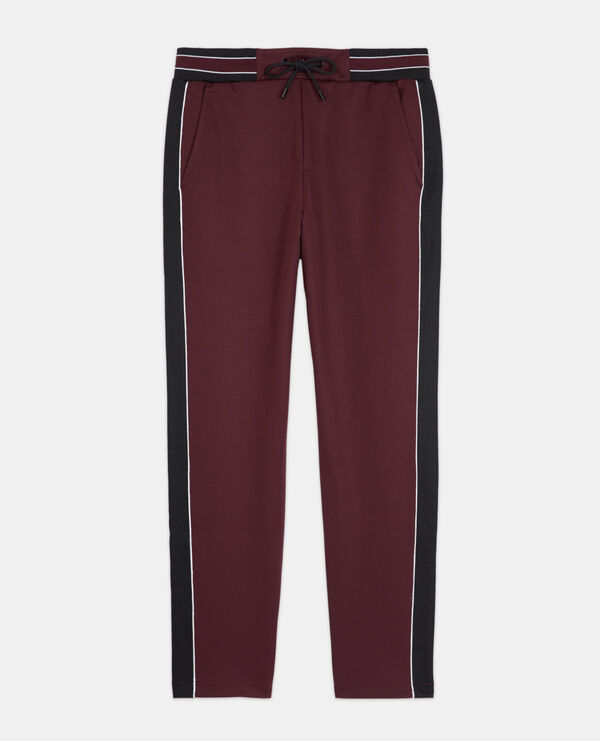 red joggers