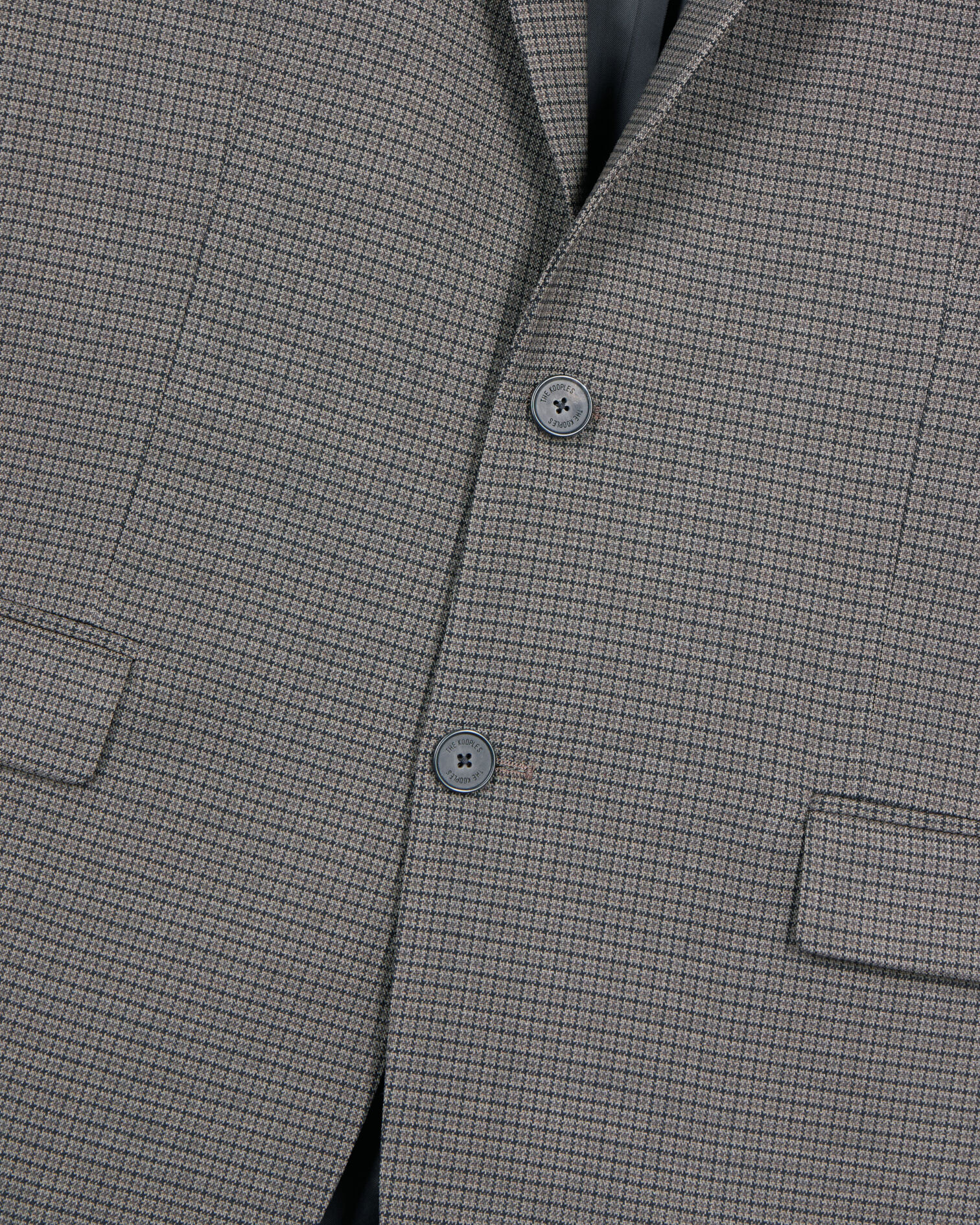 Brown wool suit jacket, BROWN, hi-res image number null