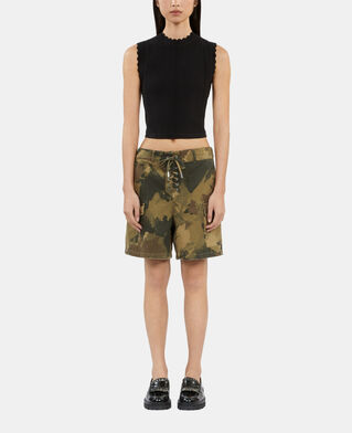The Kooples DAMEN CAMOUFLAGE_01 camouflage-shorts aus denim