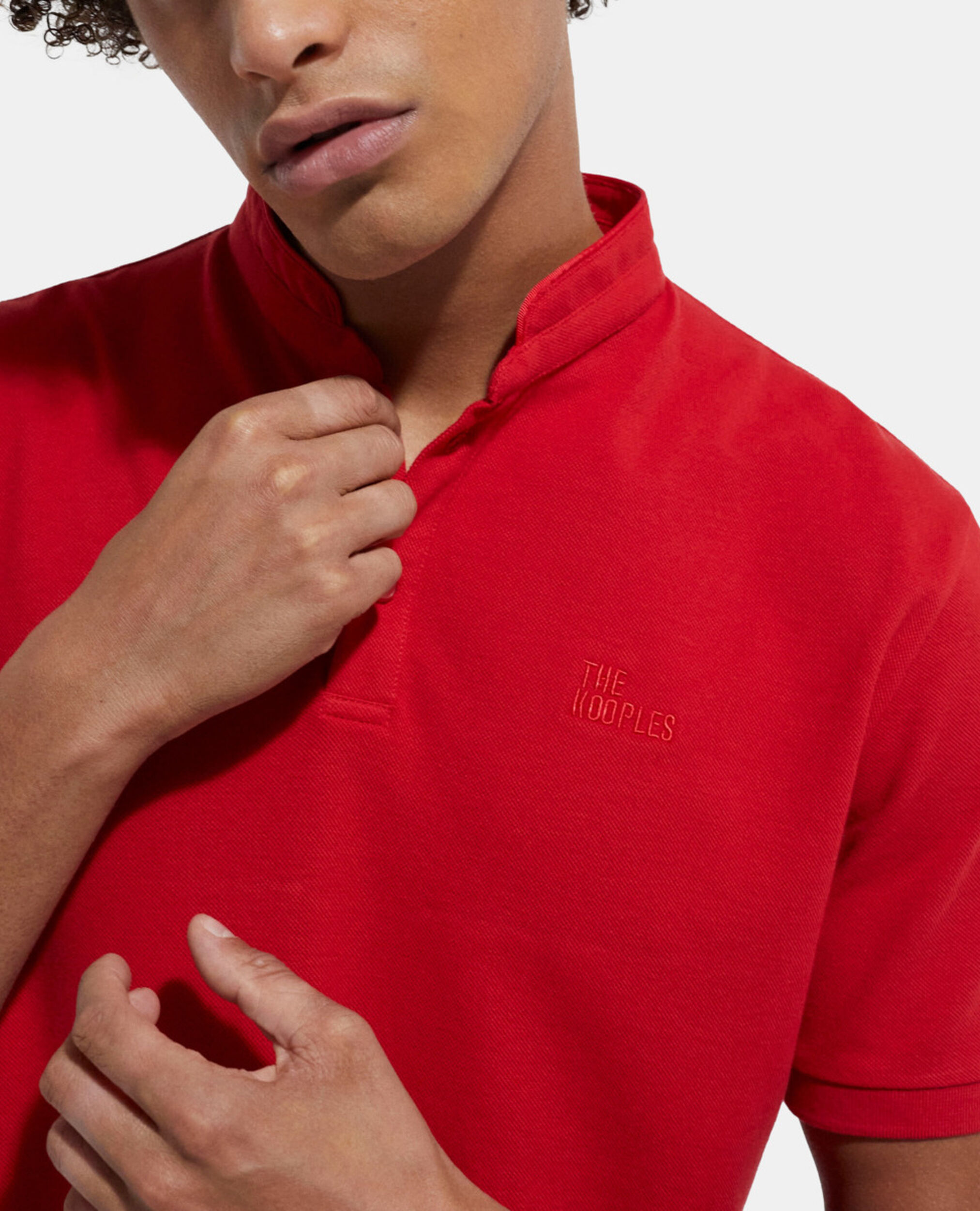 Rotes Poloshirt, TANGO RED, hi-res image number null