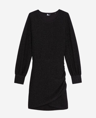 The Kooples F BLACK short black glitter effect dress