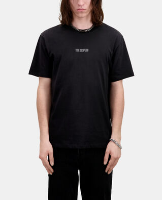 The Kooples HERREN BLACK schwarzes t-shirt herren mit logo