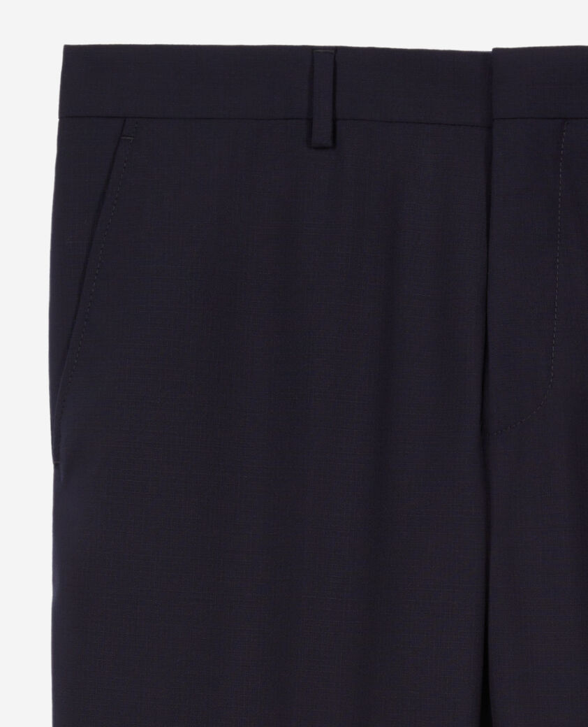 The Kooples MEN DARK NAVY navy blue wool suit trousers