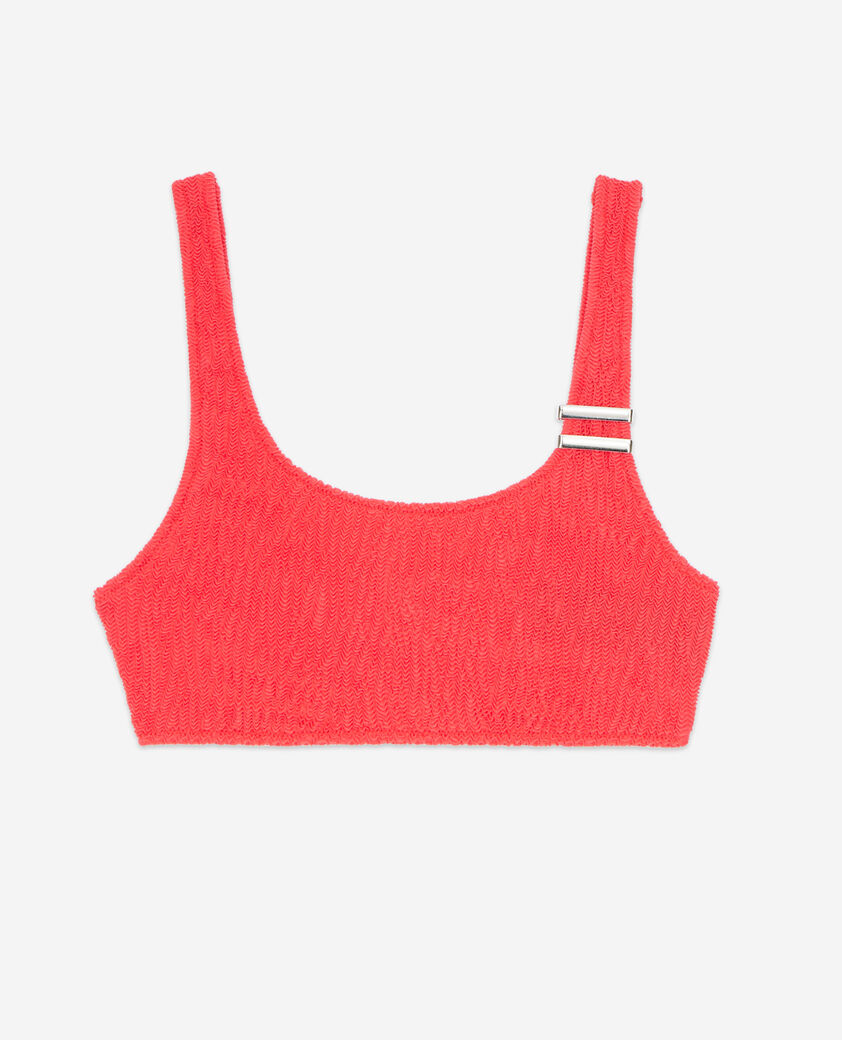 The Kooples FEMME RED haut de maillot de bain the kooples x luz brassi&egrave;re rouge