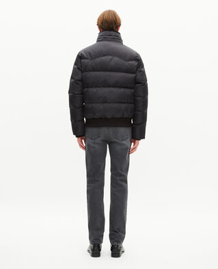 The Kooples H STONE down jacket with grey fur collar