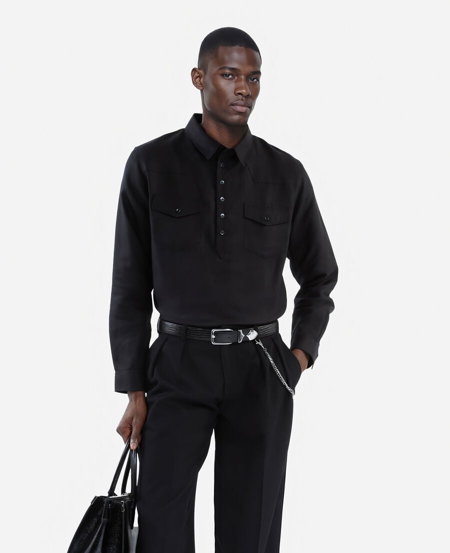The Kooples HOMBRE BLACK polo negro