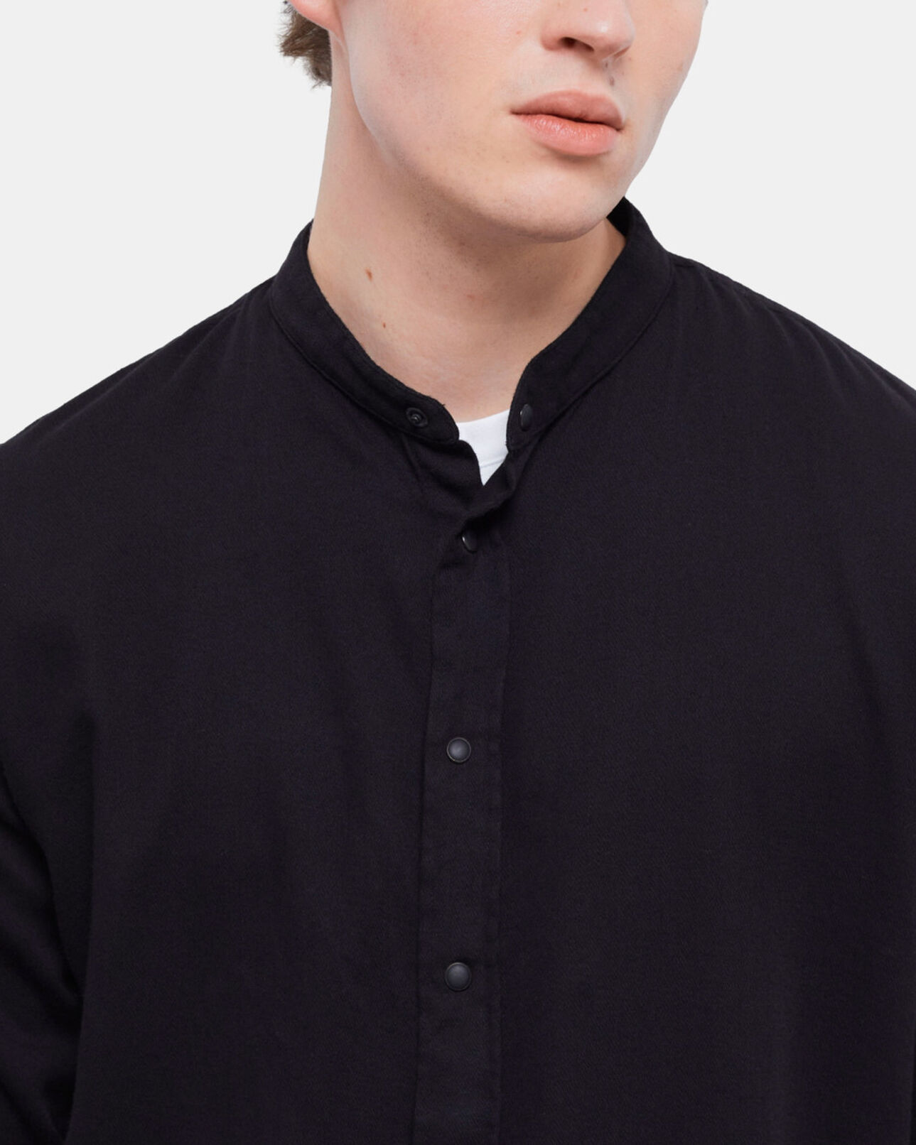 The Kooples HOMBRE BLACK camisa informal negra