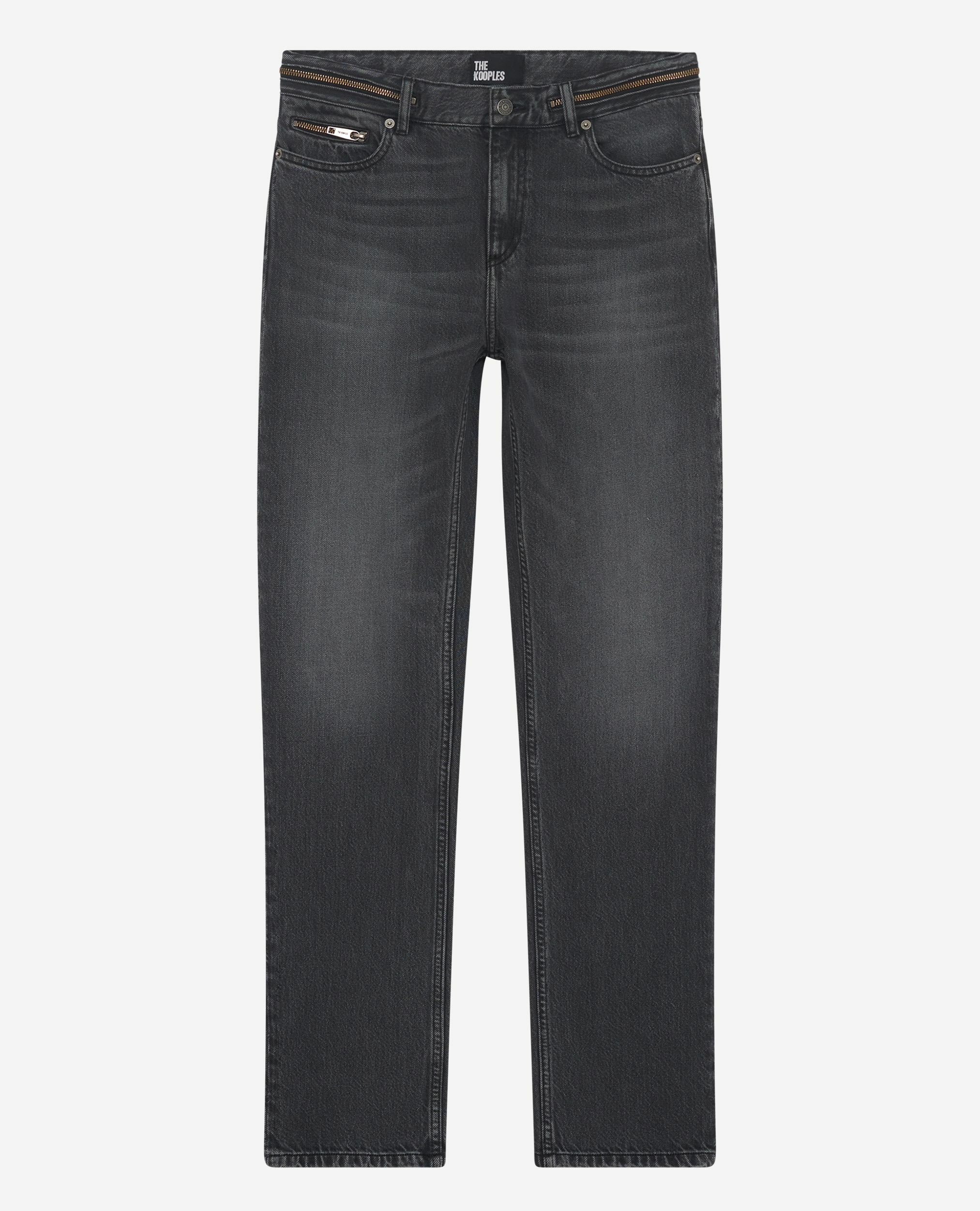Jean slim noir délavé, BLACK WASHED, hi-res image number null