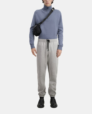 The Kooples HOMME GREY MELANGE jogging biker gris