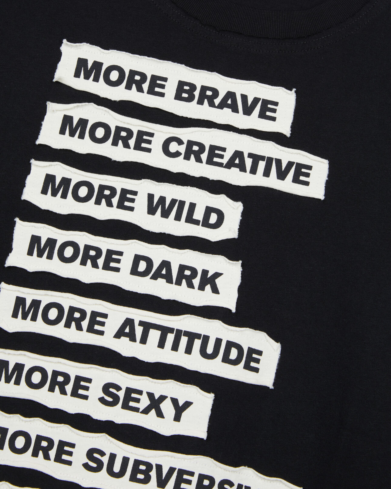 The Kooples MEN BLACK WASHED black long-sleeved t-shirt