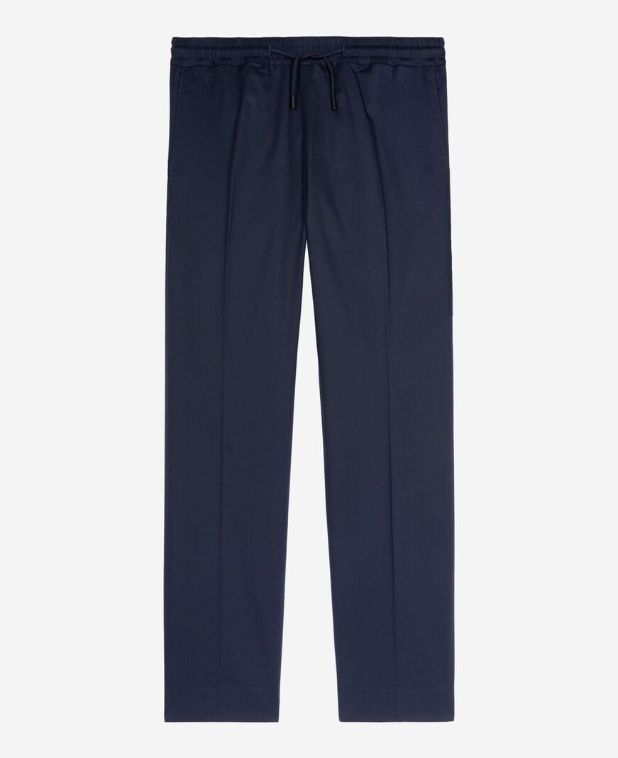 The Kooples HOMME NAVY pantalon droit marine