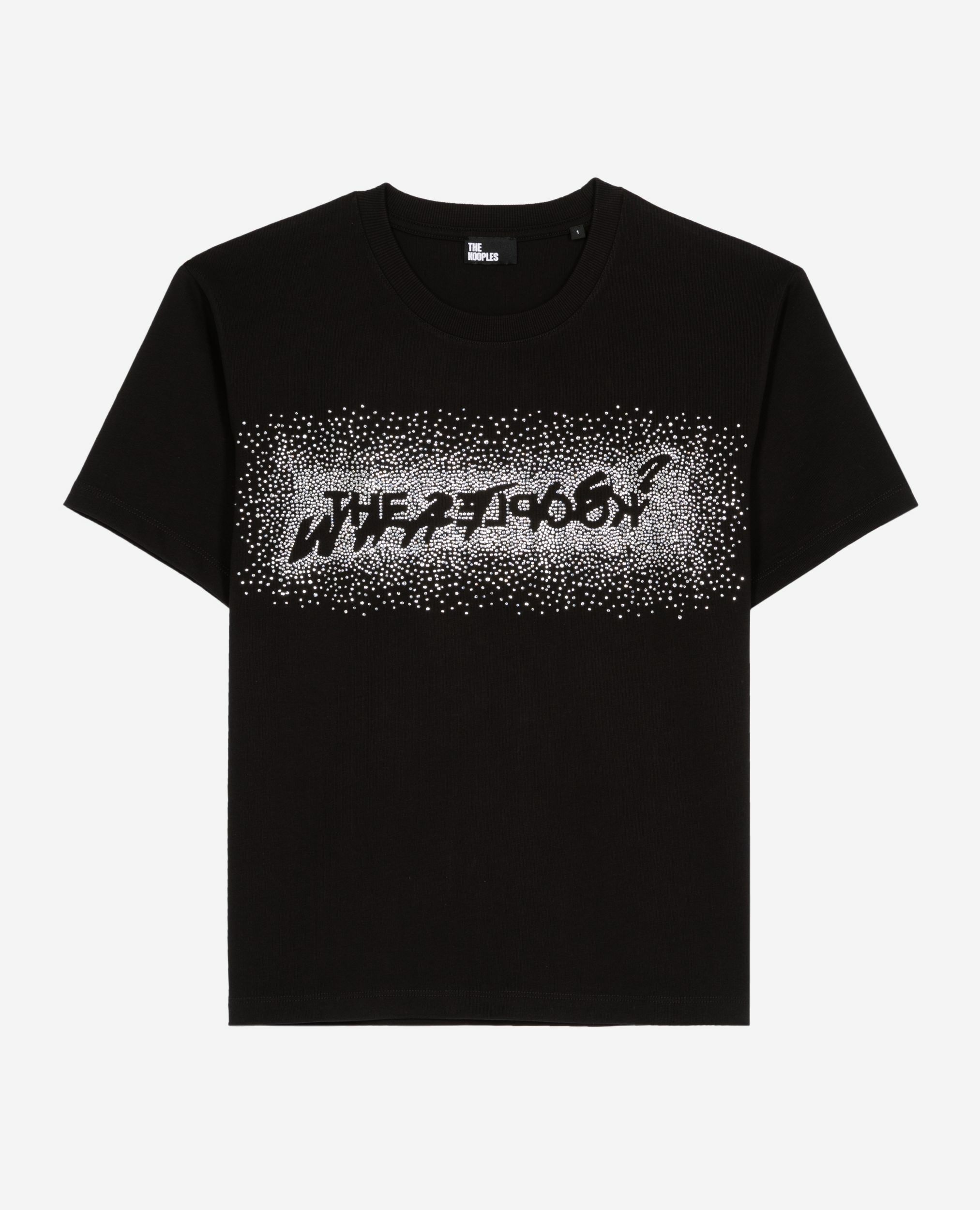 T-shirt What is à strass noir, BLACK, hi-res image number null
