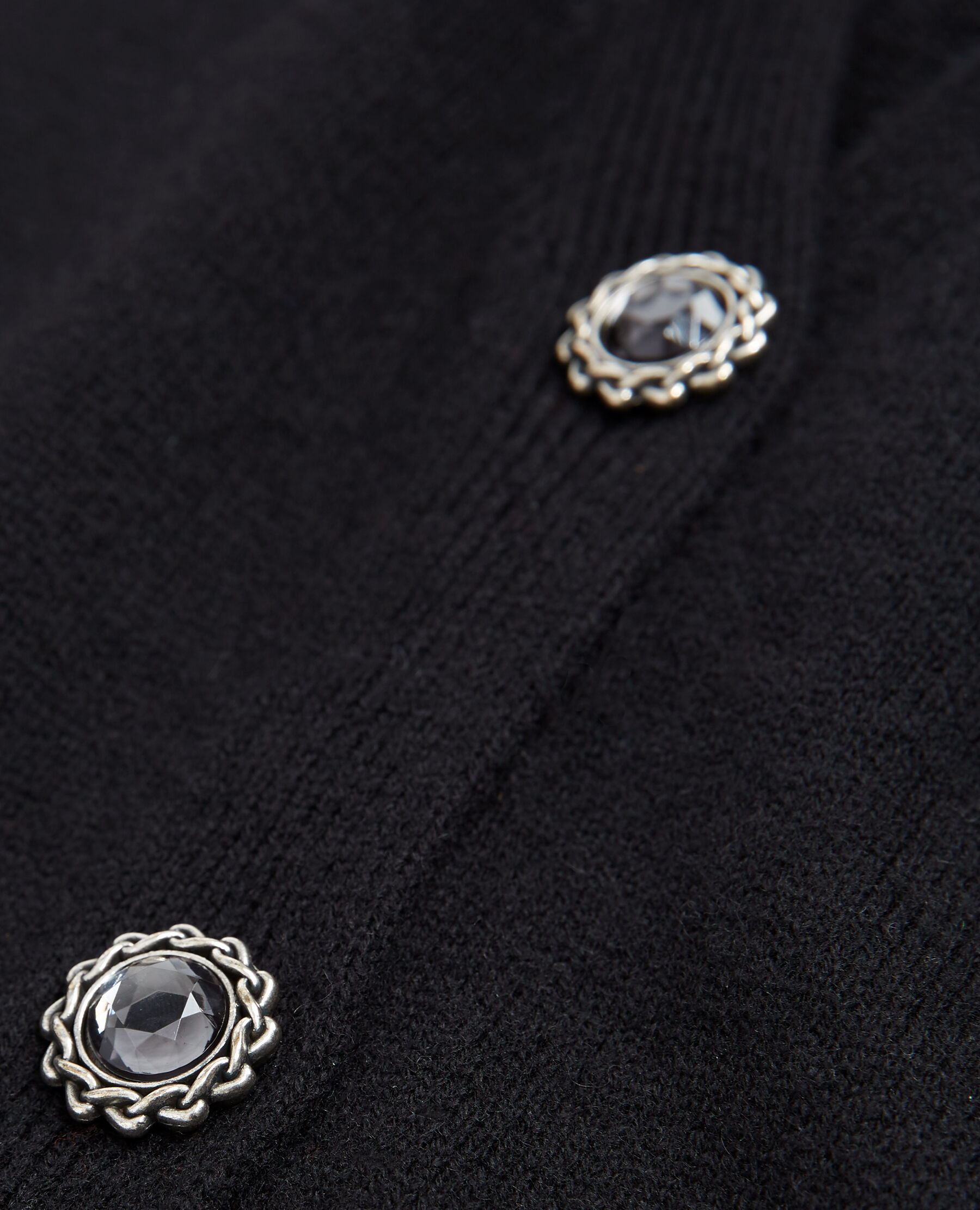 Cardigan store bouton bijoux