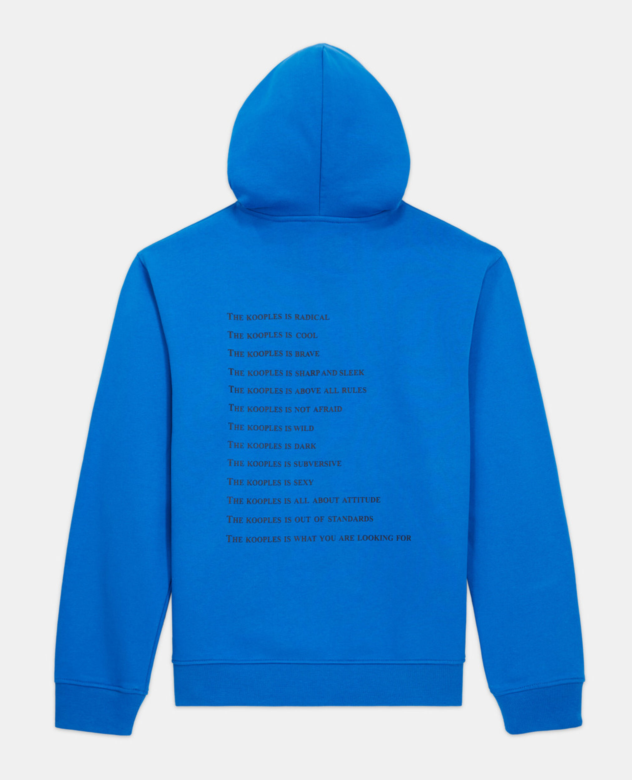 Blaues Sweatshirt mit What is-Schriftzug, INK BLUE, hi-res image number null