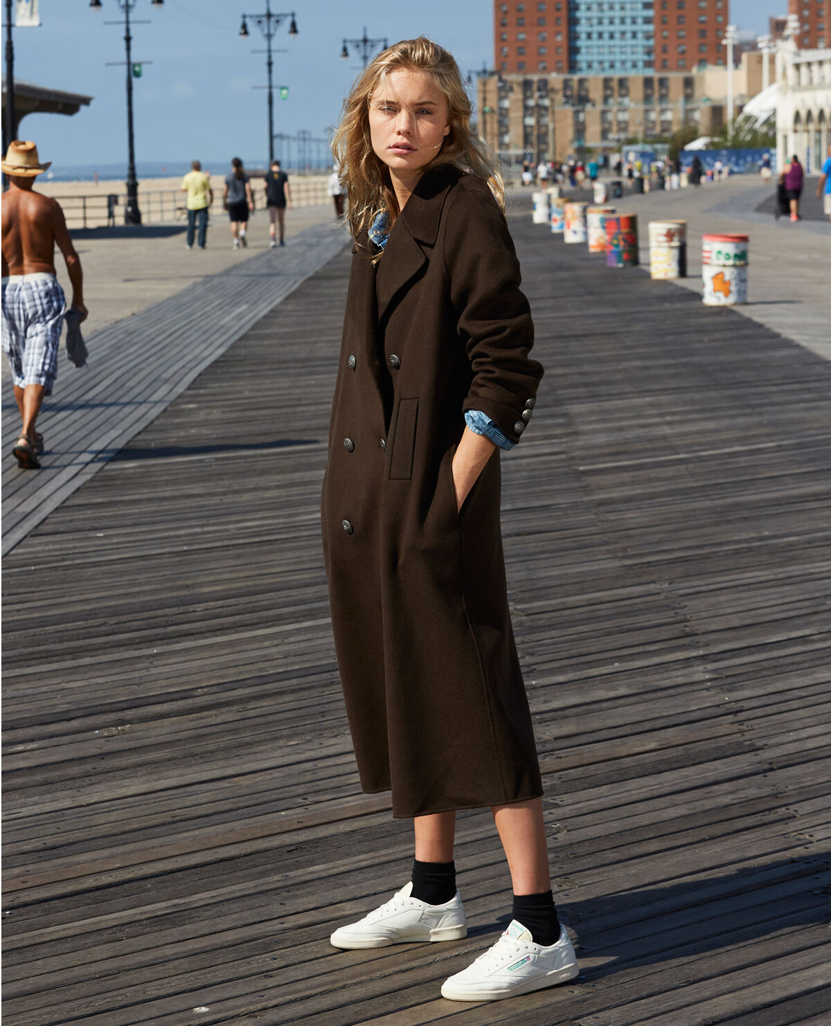 Khaki wool coat womens discount
