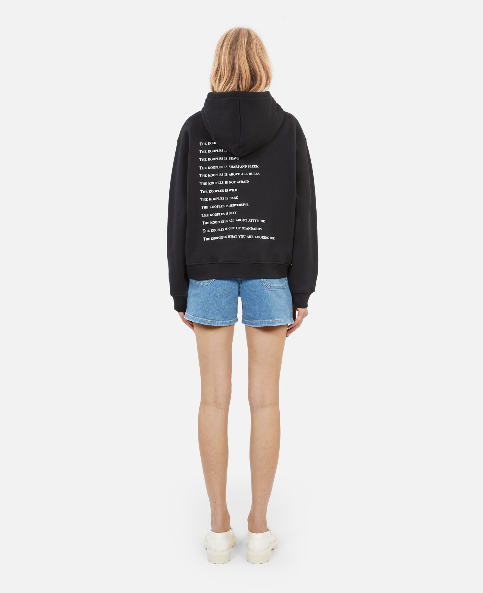 The Kooples WOMEN BLACK black what is hoodie