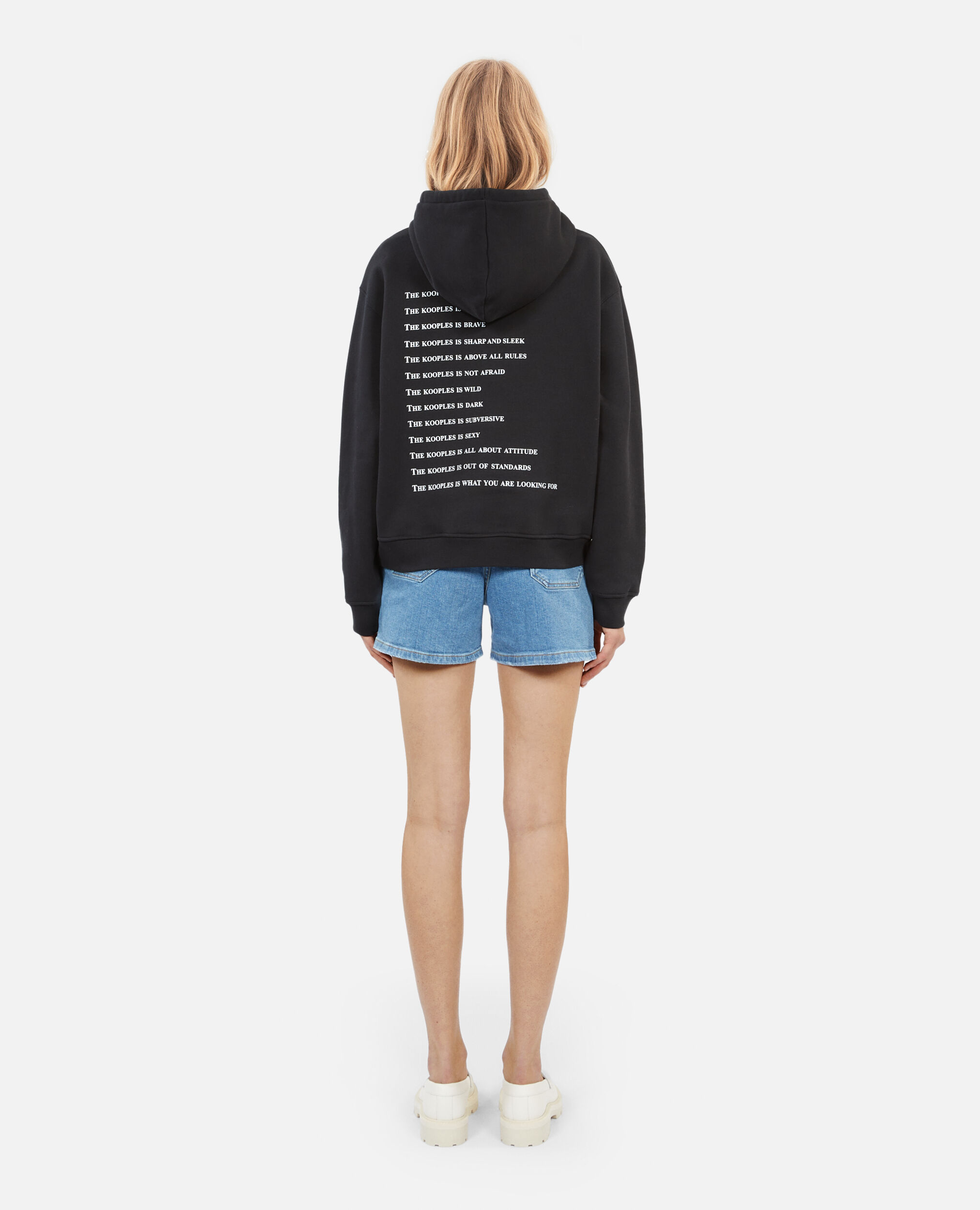 Black What is hoodie, BLACK, hi-res image number null
