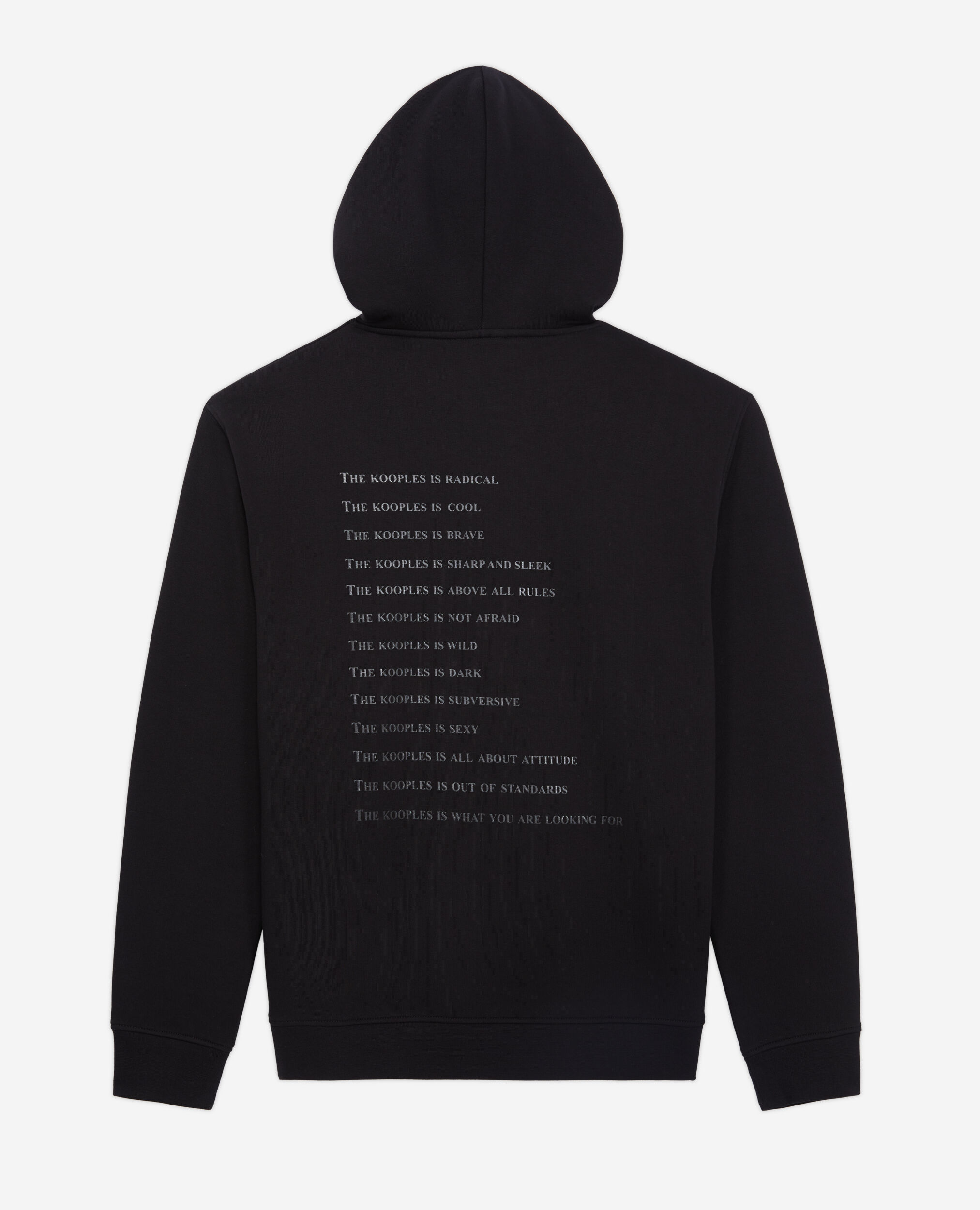 Sweatshirt à capuche What is noir, BLACK, hi-res image number null