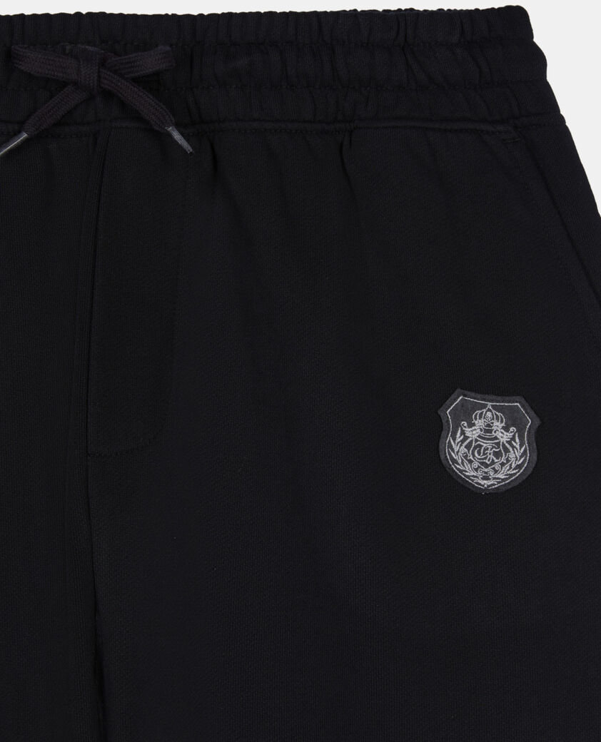 The Kooples HOMME BLACK bas de jogging blason noir