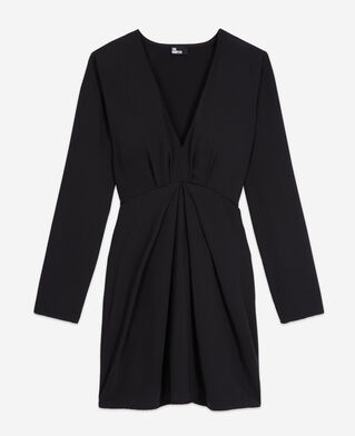 The Kooples FEMME BLACK robe courte noire