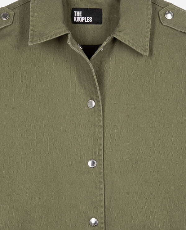 The Kooples WOMEN KAKI khaki jacket