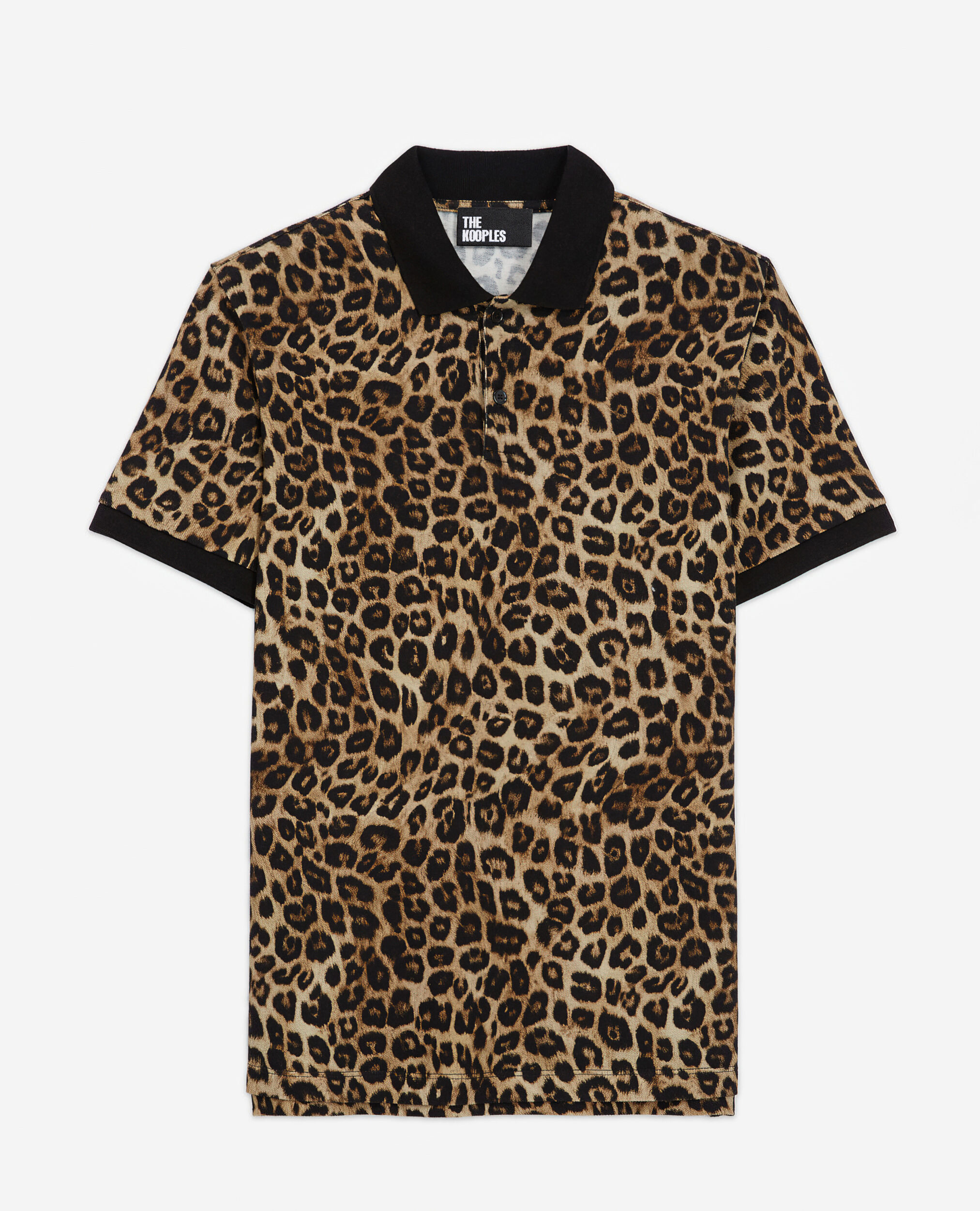 Poloshirt mit Leopardenmuster, LEOPARD, hi-res image number null