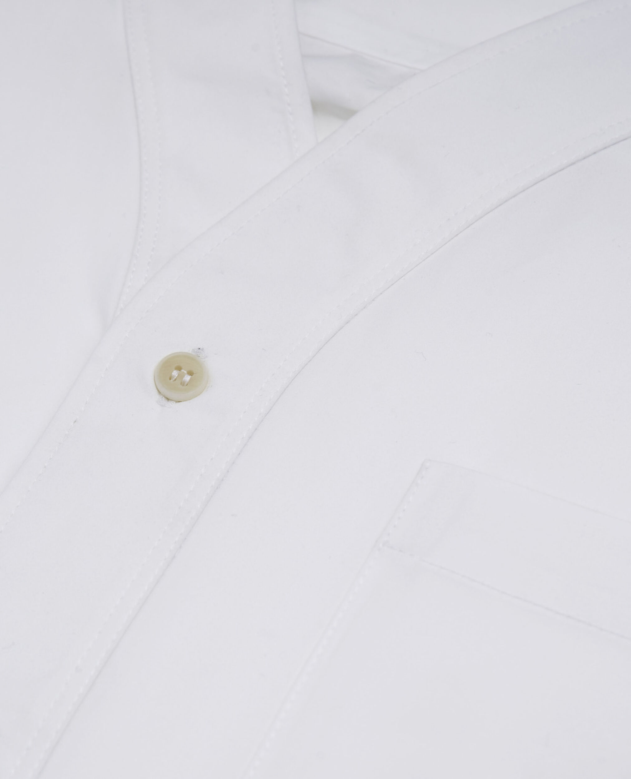 Shirt with baseball collar, WHITE, hi-res image number null