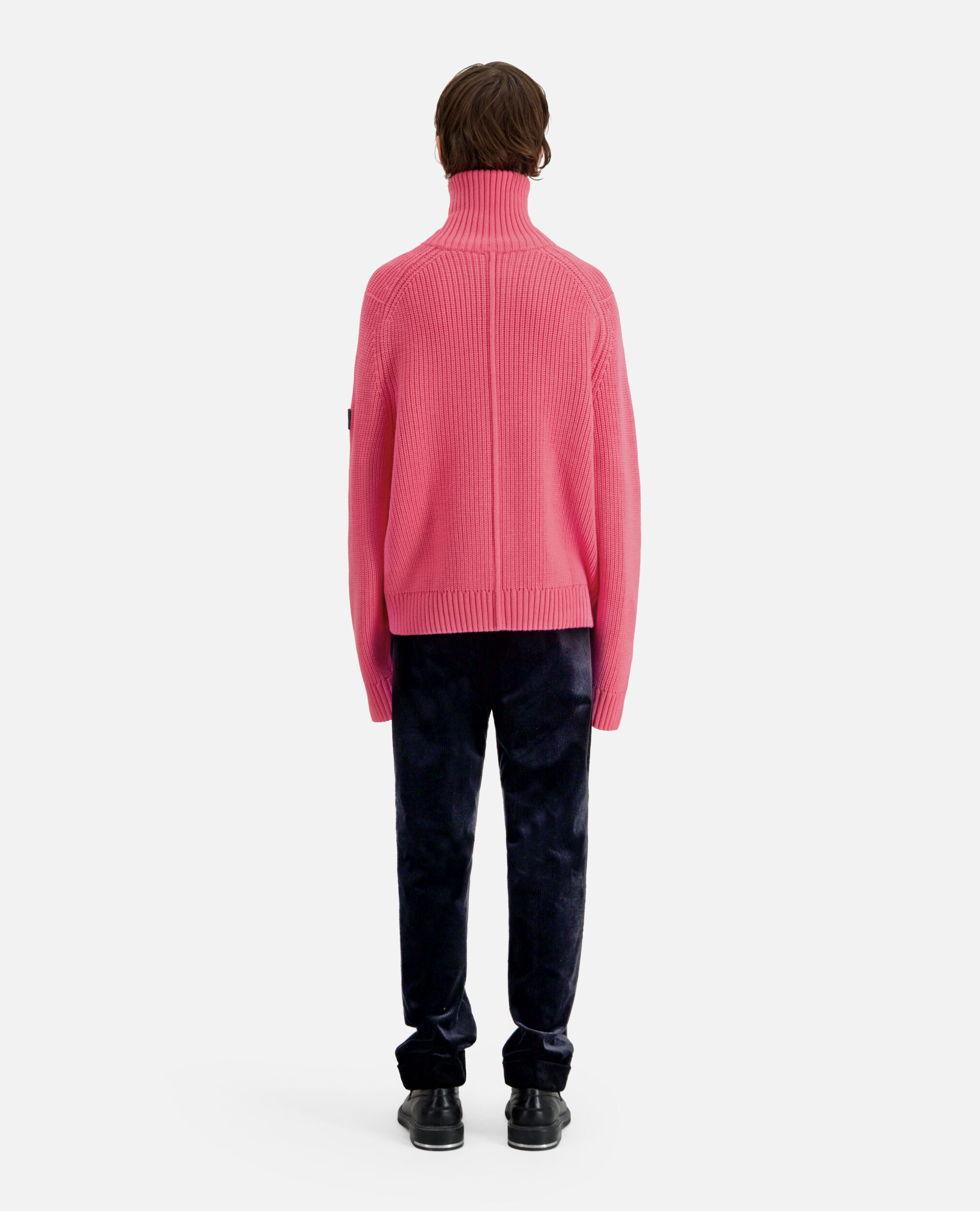 Rosa Pullover aus Wolle, OLD PINK, hi-res image number null
