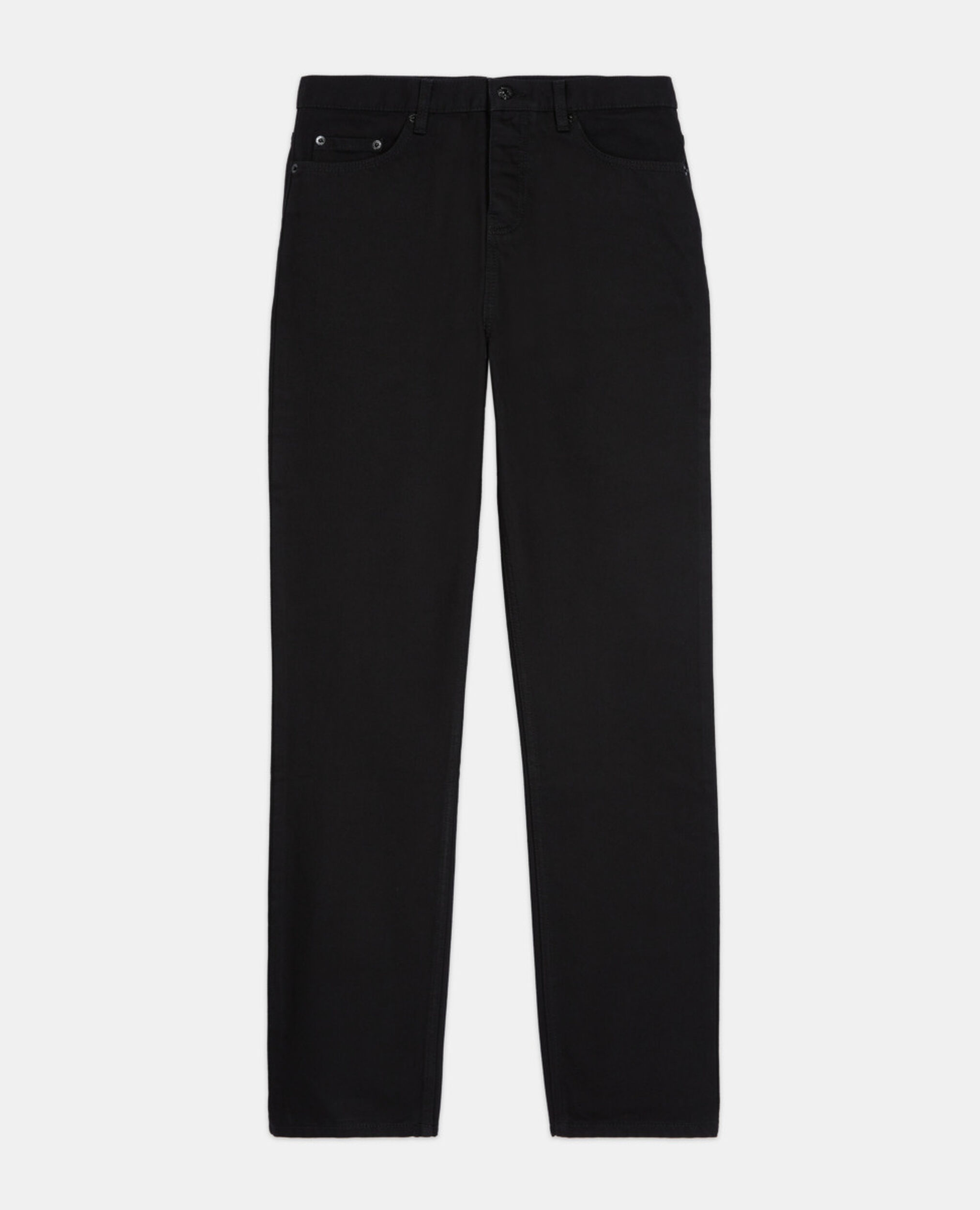 Jean droit noir, BLACK, hi-res image number null
