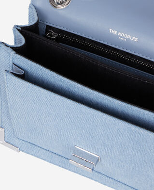 The Kooples F BLUE DENIM emily blue denim chain bag
