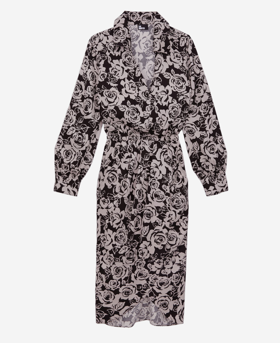 robe mi-longue imprimée