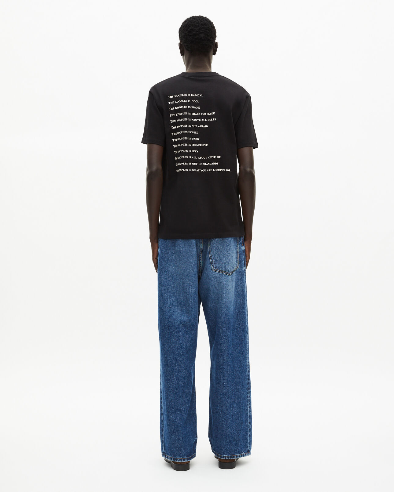 The Kooples HOMME BLACK t-shirt what is noir