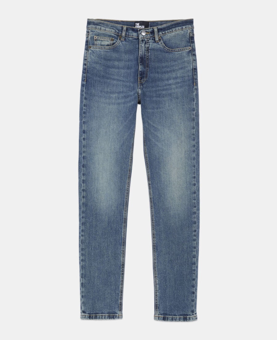 The Kooples FEMME USED RAPIECE jean slim bleu d&eacute;lav&eacute;