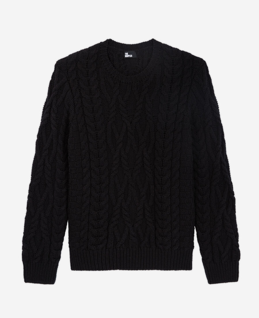 Pull en laine noir | The Kooples