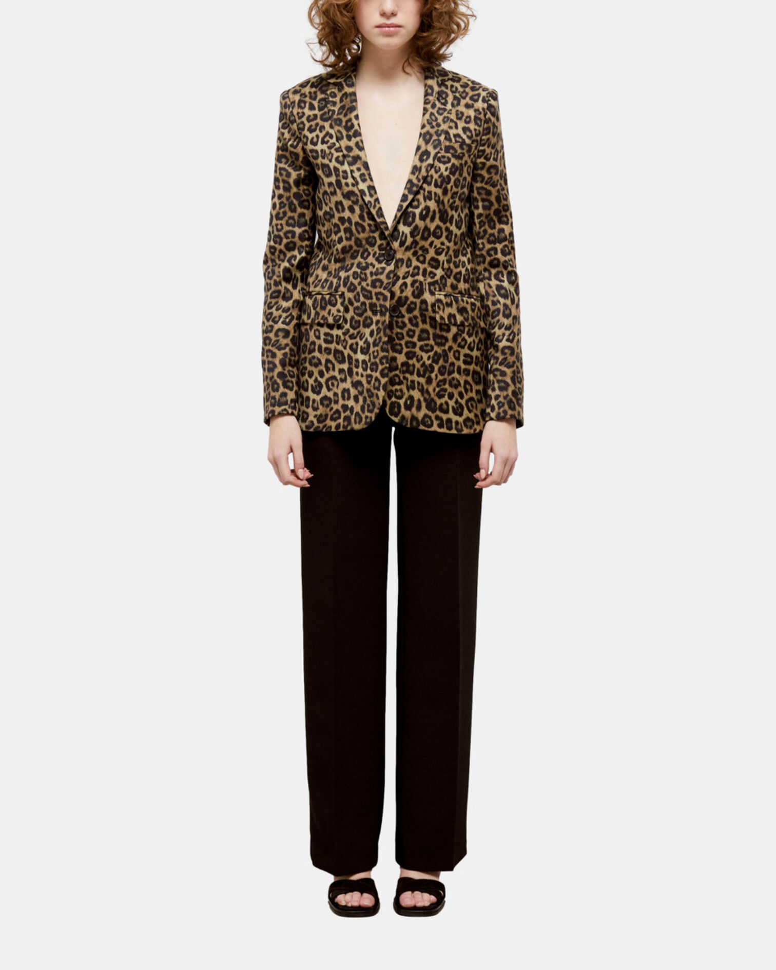 Veste droite léopard, LEOPARD, hi-res image number null