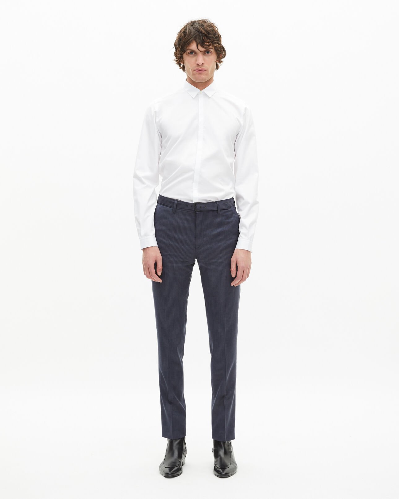 The Kooples HOMME WHITE chemise col classique blanche
