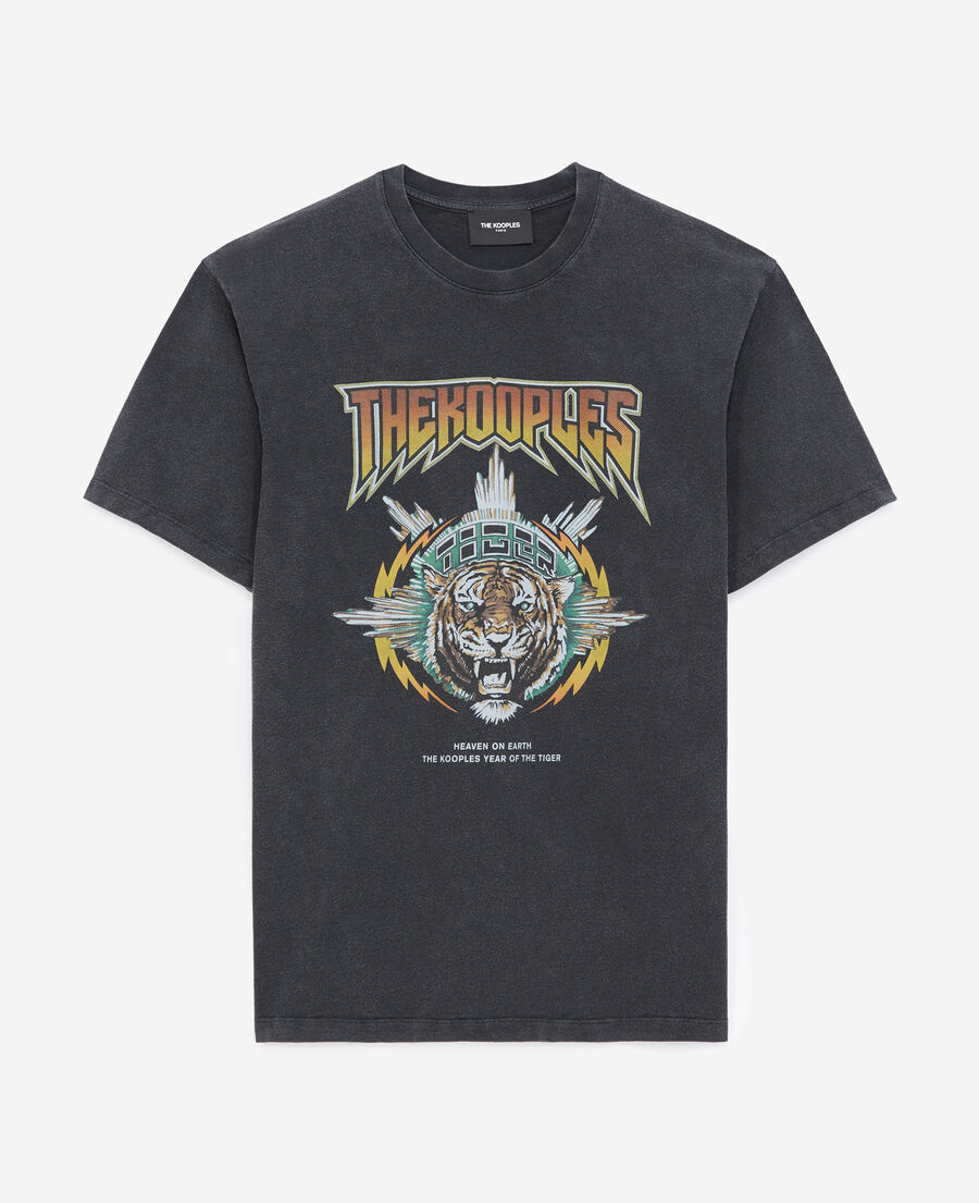 t-shirt tigre rock