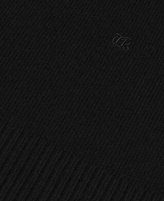 The Kooples FEMME BLACK pull col montant en cachemire noir